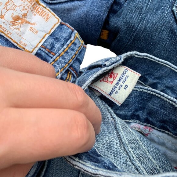 LOT OF 6 Vintage True Religion Jeans Kids Various Sizes - Picture 3 of 13
